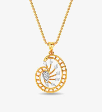 Beautiful Lohan Pendant From Kisna Yellow Gold